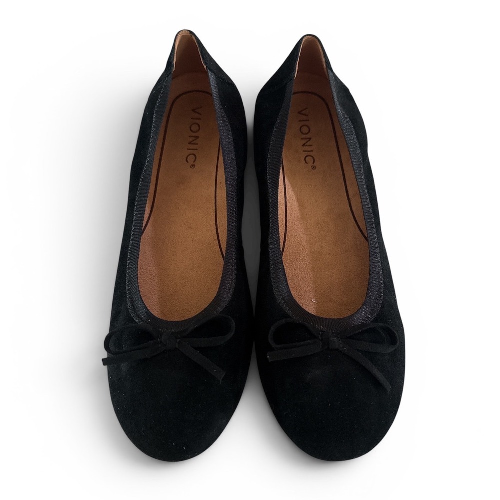 Vionic Suede Ballet Flats Size 8 - Picture 2 of 7